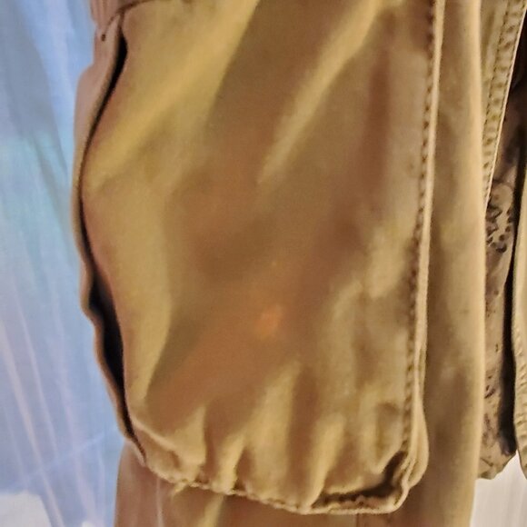 SANCTUARY CLOTHING Double Breasted Trench Coat Army Green - Picture 9 of 9